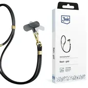3Mk Easyclip Elite Black Gold Phone Lanyard  5903108572552 63079098
