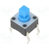 Microswitch Tact Spst-No Pos 2 0.05A/24Vdc Tht none 1.6N  1825967-1