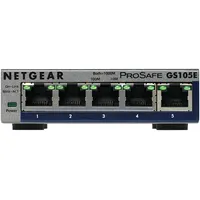 Netgear Gs105E-200Pes network switch Managed L2/L3 Gigabit Ethernet 10/100/1000 Grey  606449101522 Kilngeswi0003