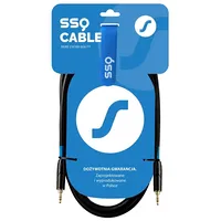 Ssq Mimi2 Ss-1425 Cable Mini Jack Stereo 3,5 mm - 2 m Black  5907688758887 Nglssqkab0035