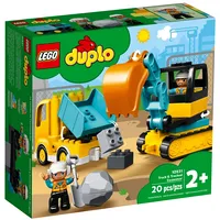 10931 Lego Duplo Town Kravas automašīna un kāpurķēžu ekskavators  4010602-0638 5702016618204