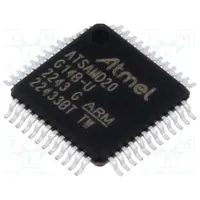 Ic Arm microcontroller Tqfp48 2.73.63Vdc 4Kbsram,16Kbflash  Atsamd20G14B-Au