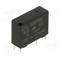 Relay electromagnetic Spst-No Icontacts max 5A 5A/277Vac  Srb-Sh-124Dm2