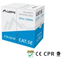Lanberg Lan cable Sftp cat.5e 305M solid  Lcs5-11Cu-0305-S 5901969424584