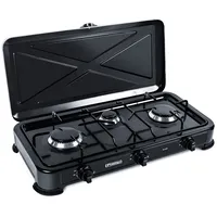 Promis Kg300C 3-Burner gas cooker, black  5902497550929 Agdpmsktu0004