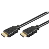 Goobay  Black Hdmi male Type A High Speed Cable with Ethernet to 1 m 61150 4040849611506