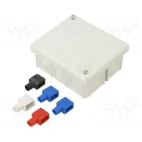 Enclosure junction box X 80Mm Y 95Mm Z 40Mm wall mount Ip20  Jx-Pk-103-Wh Pk-103 White