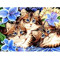 Diamond mosaic - Three cats  Jinpxz0Uc083036 5902444083036 No-1008303