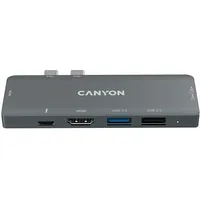 Canyon hub Ds-5 7In1 Thunderbolt 3 Space Grey  Cns-Tds05B 5291485007508