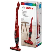 Bosch 2In1 cordless vacuum cleaner Bbhf214R, 14.4 V, 400Ml, Runtime up to 35 min, Red color  4-4242005183135 4242005183135