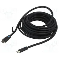 Cable Hdmi 2.0 plug,both sides Pvc Len 0.5M black 30Awg  Aambd