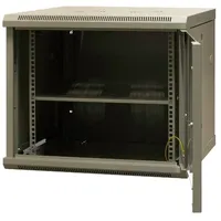 Emiternet Separate hanging cabinet 19 9U, unassembled, sheet metal/glass door, 600X600X500Mm width/depth/height. Em/As6609X  5906764101104 Szaemiwis0032