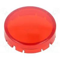 Actuator lens Rontron-R-Juwel red,transparent Ø19.7Mm  T22Hrrrt