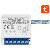 Smart Switch Module Wifi Avatto Wsm16-W3 Tuya  6976037360148 047963