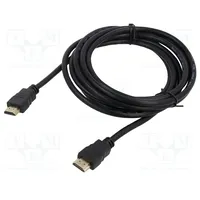 Cable Hdmi 1.4 plug,both sides Len 1.8M black 30Awg  Savkabelcl-121