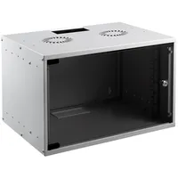 Mirsan 19 7U 600Mm grey glass door Flat Pack wall-mounted cabinet For self-assembly  Mr.soh07U60De.02 Szama3Wis0009