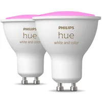 Philips Hue Color Gu10 Spot - 2-Pak  929001953112 8719514340084 Wlononwcr4570