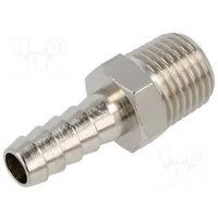 Push-In fitting connector pipe nickel plated brass 8Mm  3040-8-1/4 3040 8-1/4