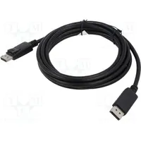 Cable Displayport 1.1A,Hdcp 1.3 plug,both sides  Ak-340103-030-S