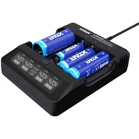 Litija akumulatoru lādētājs ar displeju Vp4C Xtar iepakojumā 1 gb.  Fwxtarvp4C 6952918341802