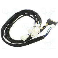 Wire for fan supplying Plug straight 0.45M splitter 5X  Ak-Cbfa07-45