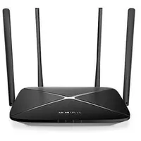 Mercusys Wireless Router, , 1167 Mbps, Ieee 802.11Ac, 1 Wan, 3X10 / 100 1000M, Number of antennas 4, Ac12G  4-Ac12G 6935364051242