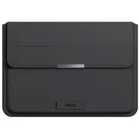 Invzi Leather Case / Cover with Stand Function for Macbook Pro/ Air 13/ 14 Black  050535