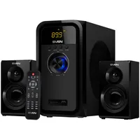 Speakers Sven Ms-2051, black 55W, Fm, Usb/Sd, Display, Rc, Bluetooth  Sv-014988 16438162014985