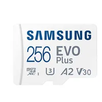 Samsung  Microsd Card Evo Plus 256 Gb microSDXC Memory Flash memory class U3, V30, A2 Mb-Mc256Sa/Eu 8806095420127