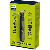 Philips  Hair, Face and Body Trimmer Qp6551/15 Oneblade Pro Cordless Wet Dry Number of length steps 14 Black/Green 8720689003162 Wlononwcrambo