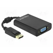 Adapter Displayport 1.1A 0.08M black  Delock-65439 65439