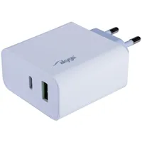 Akyga wall charger Ak-Ch-14 45W Usb-A  Usb-C Pd Quick Charge 3.0 5-20V 2.25-3A white 5901720137135