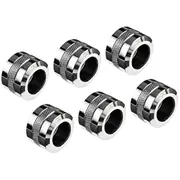 Alphacool Eiszapfen Pro Anschluss 16Mm Hardtube Fitting G1/4, 6-Pack - chrome  17476 4250197174763 Wasc-451