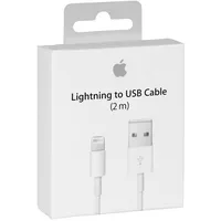 Kabelis Apple Usb Male - Lightning White 2M  Md819Zm/A 4547597815533