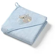 Bambusa dvielis ar kapuci 100X100 cm 346/05 blue  Ono-346.05 5901435416341