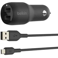 Belkin Usb-A Car Charger 24W 1M Micro-Usb Cable Cce002Bt1Mbk  0745883790463