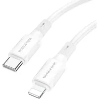 Borofone Cable Bx80 Succeed - Type C to Lightning Pd 20W 1 metre white  Kabav1367 6974443385175