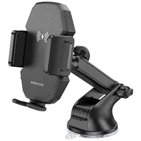 Borofone Car holder Bh214 Adelante with induction charging to dashboard black  Uch001283 6941991109782