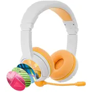 Buddyphones School Headset Wired  Wireless Head-Band Calls/Music Usb Type-C Bluetooth White, Yellow 436772 630282193000 Spc-Am-Oth-12109
