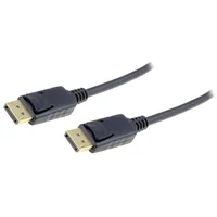 Cable Displayport 1.1A plug,both sides 10M black  Ak-340100-100-S