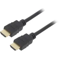Cable Hdmi 1.4 plug,both sides 15M black 28Awg Core Ccs  Goobay-60616 60616
