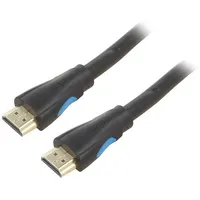 Cable Hdmi 2.0 plug,both sides Pvc Len 1M black 30Awg  Aaobf