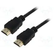 Cable Hdmi plug,both sides 2.0,High Speed  Ethernet Goobay-60627 60627
