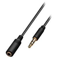 Cable Jack 3.5Mm 3Pin socket,Jack plug 0.5M black  Avk-184-050Bk 97111