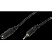 Cable Jack 3.5Mm socket,Jack plug 3M black  Ca1054