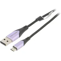 Cable Usb 2.0 A plug,USB B micro plug 1M black 480Mbps  Coavf