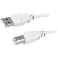 Cable Usb 2.0 A plug,USB B plug nickel plated 5M grey  Cu0009