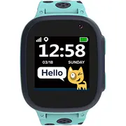 Canyon Sandy Kw-34, Kids smartwatch, 1.44 inch colorful screen,  Gps function, Nano Sim card, 3232Mb, Gsm850/900/1800/1900Mhz, 400Mah battery, compatibility with iOS and android, Blue, host 52.940.314.8Mm, strap 23020Mm, 42G Cne-Kw34Bl 5291485008017