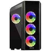 Case Chieftec Scorpion 3 Gl-03B-Op Miditower Not included Atx Microatx Miniitx Colour Black  753263076342