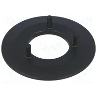 Collar with pointer Abs black push-in Pointer white 40Mm  A7331010